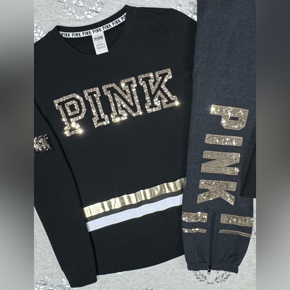 VS PINK VIBTAGE BLING SET NWOT